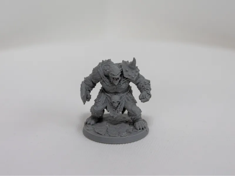 Fantasy Miniature: Orc with cleaver