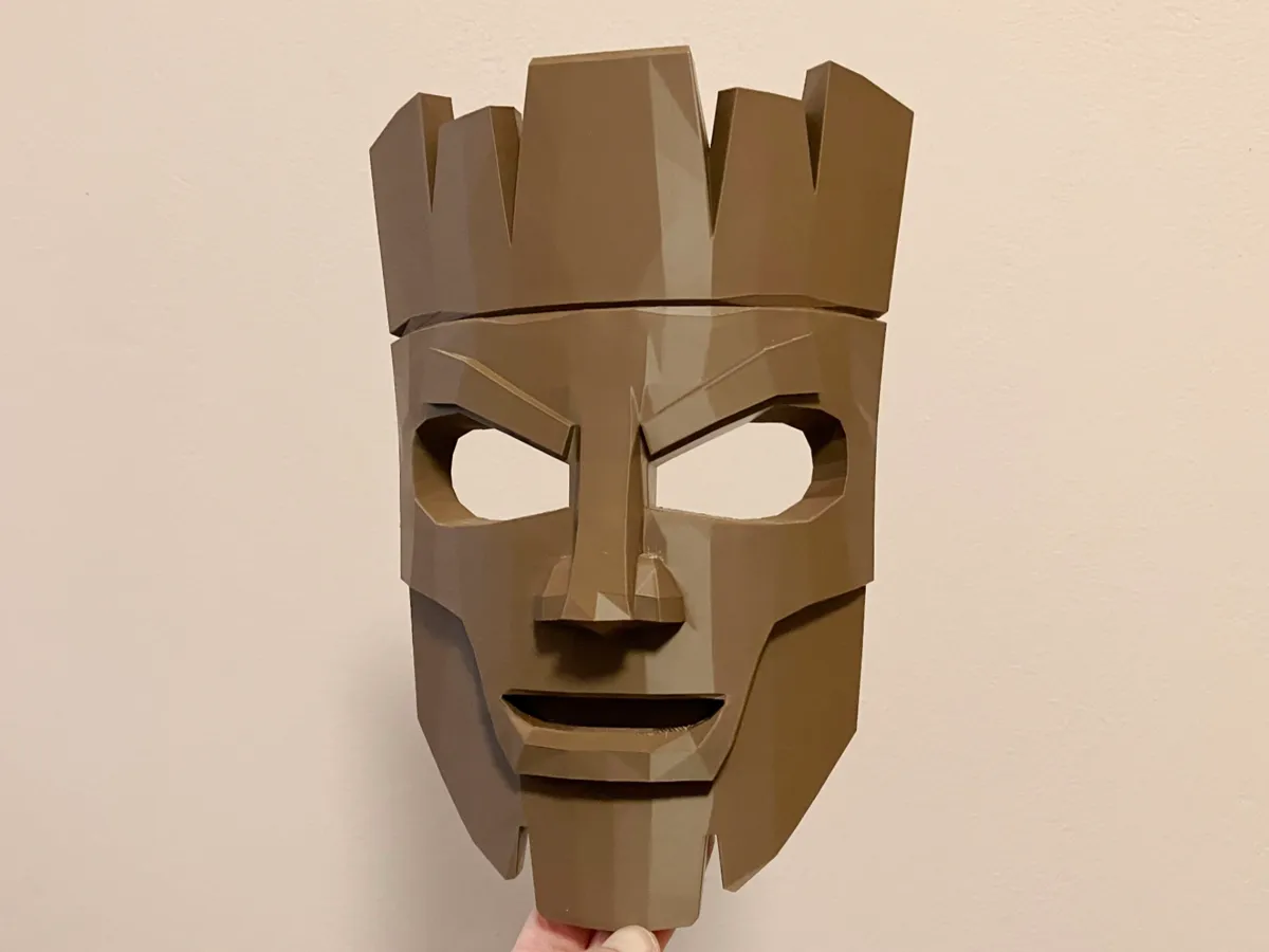 Wooden mask - Free 3D Print Model - MakerWorld