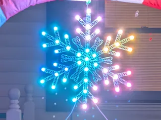Snowflake for WS2811 LED String Pixels
