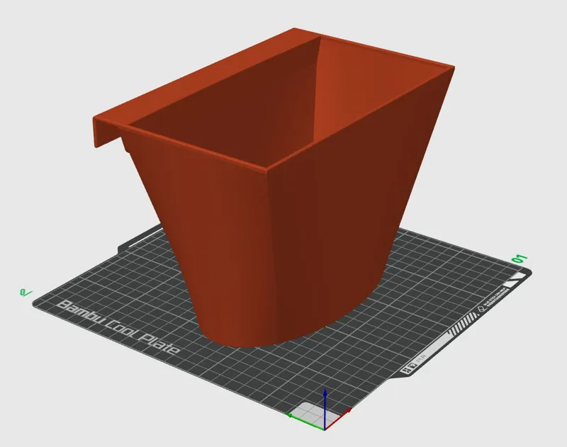 Biomüll Auffangschale Schubladenmontage /  Organic waste collection tray drawer assembly