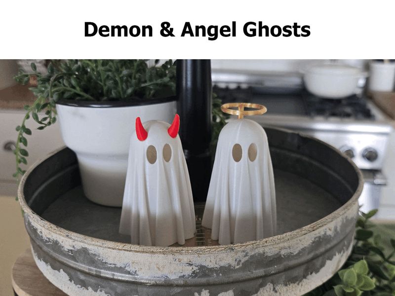 Demon Ghost & Angel Ghost