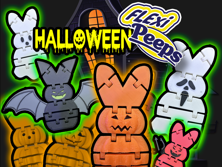 Flexi PEEP Halloween Collection - 3D printed Festivities, in stock in India
