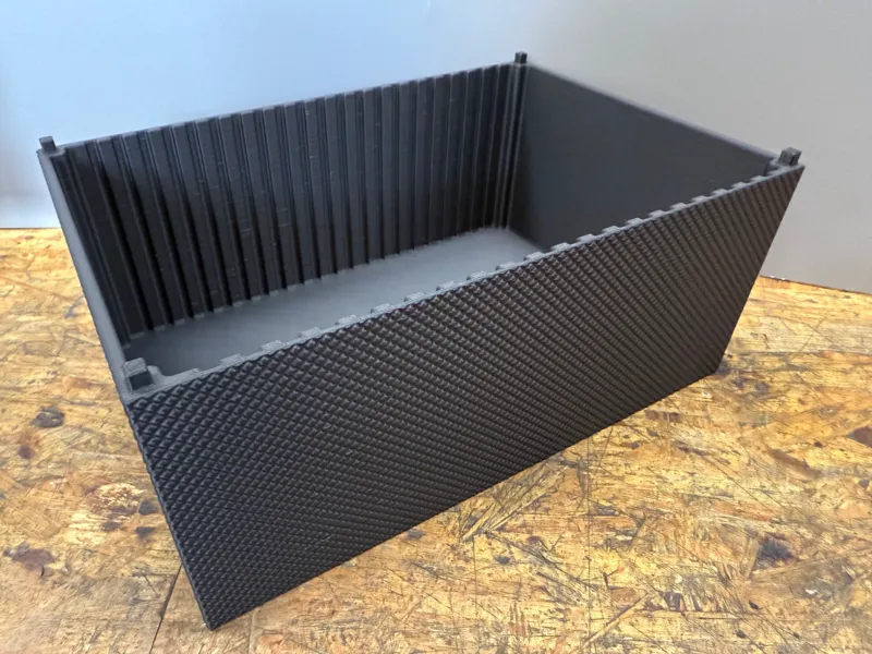 große stapelbare Box V2 mit Struktur