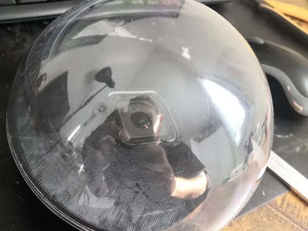 Dôme optique pour GoPro Session