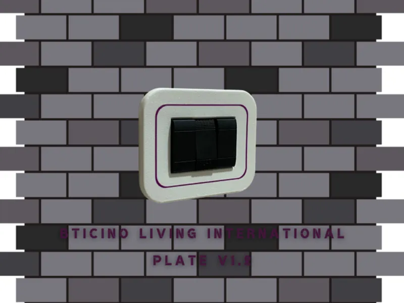 Bticino Living International Plate V1.2
