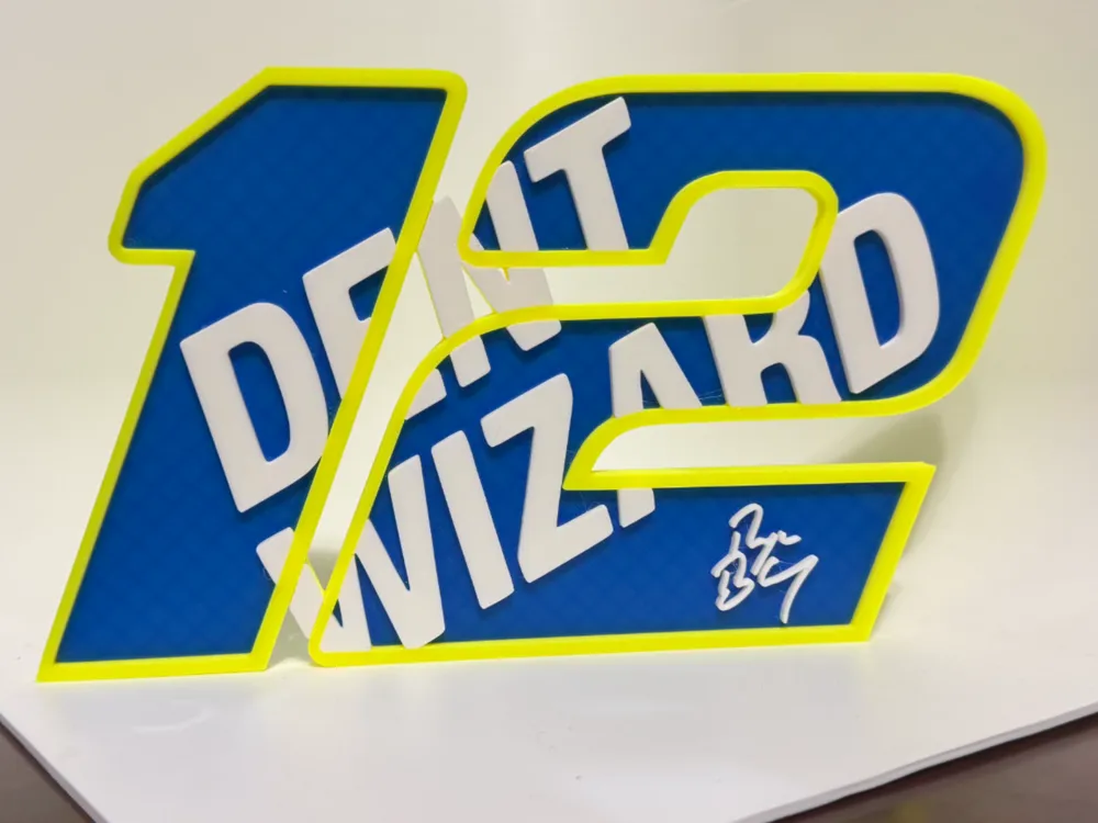 Ryan Blaney Dent Wizard NASCAR #12 Display - Free 3D Print Model