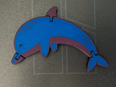 Articulated Dolphin Toy