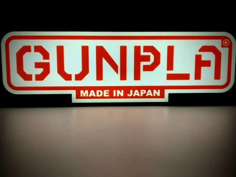 Gunpla logo - light box (1 AMS)