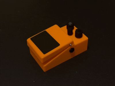 Mini Guitar Pedal Fidget Clicker