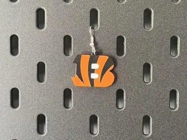 Cincinnat Bengals earrings 