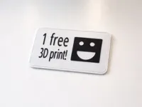 Free 3D Print Coupon