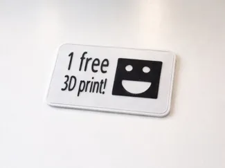 3D print coupon