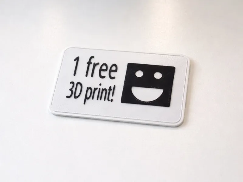 3D print coupon