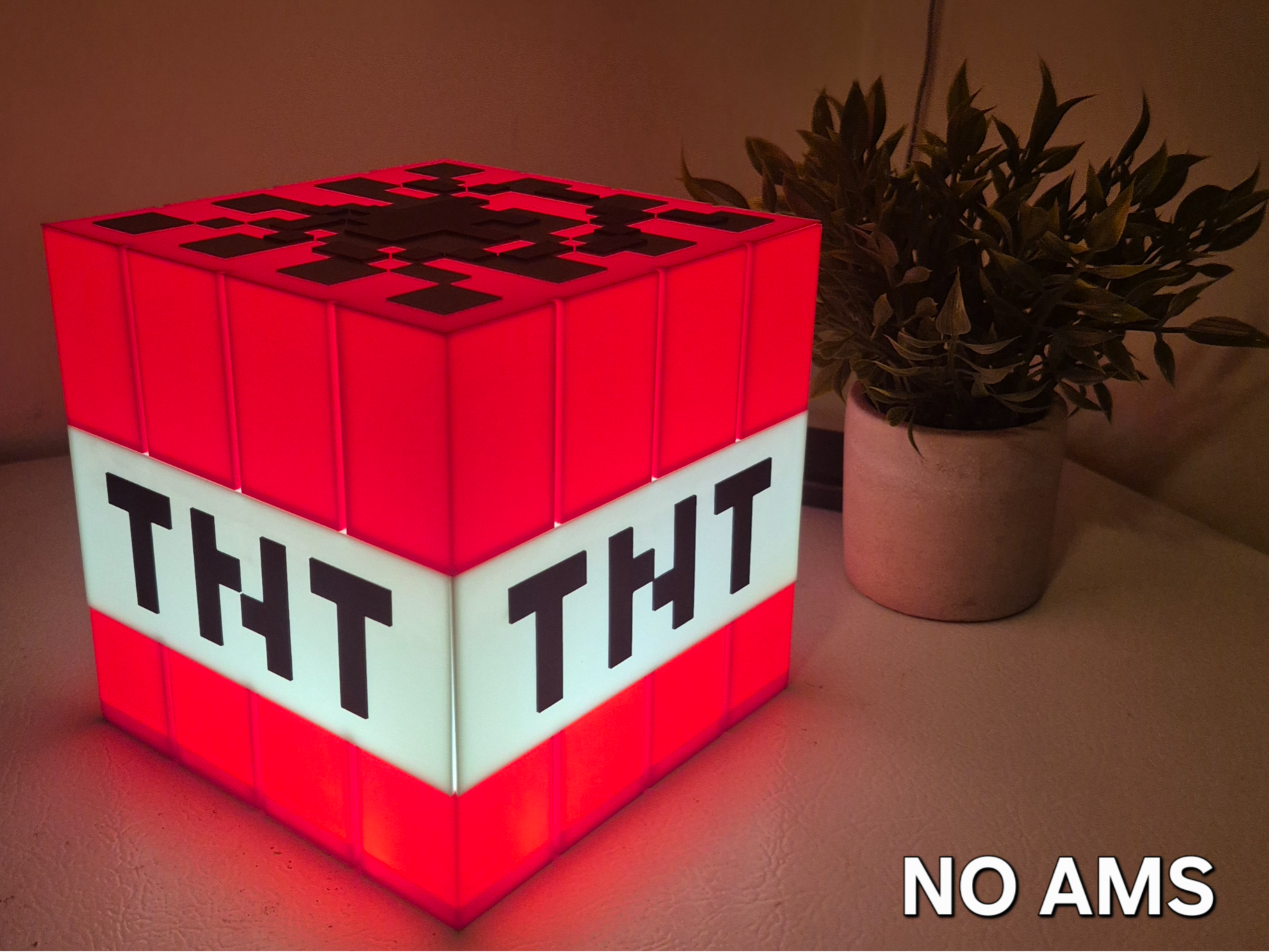 Minecraft TNT Lamp