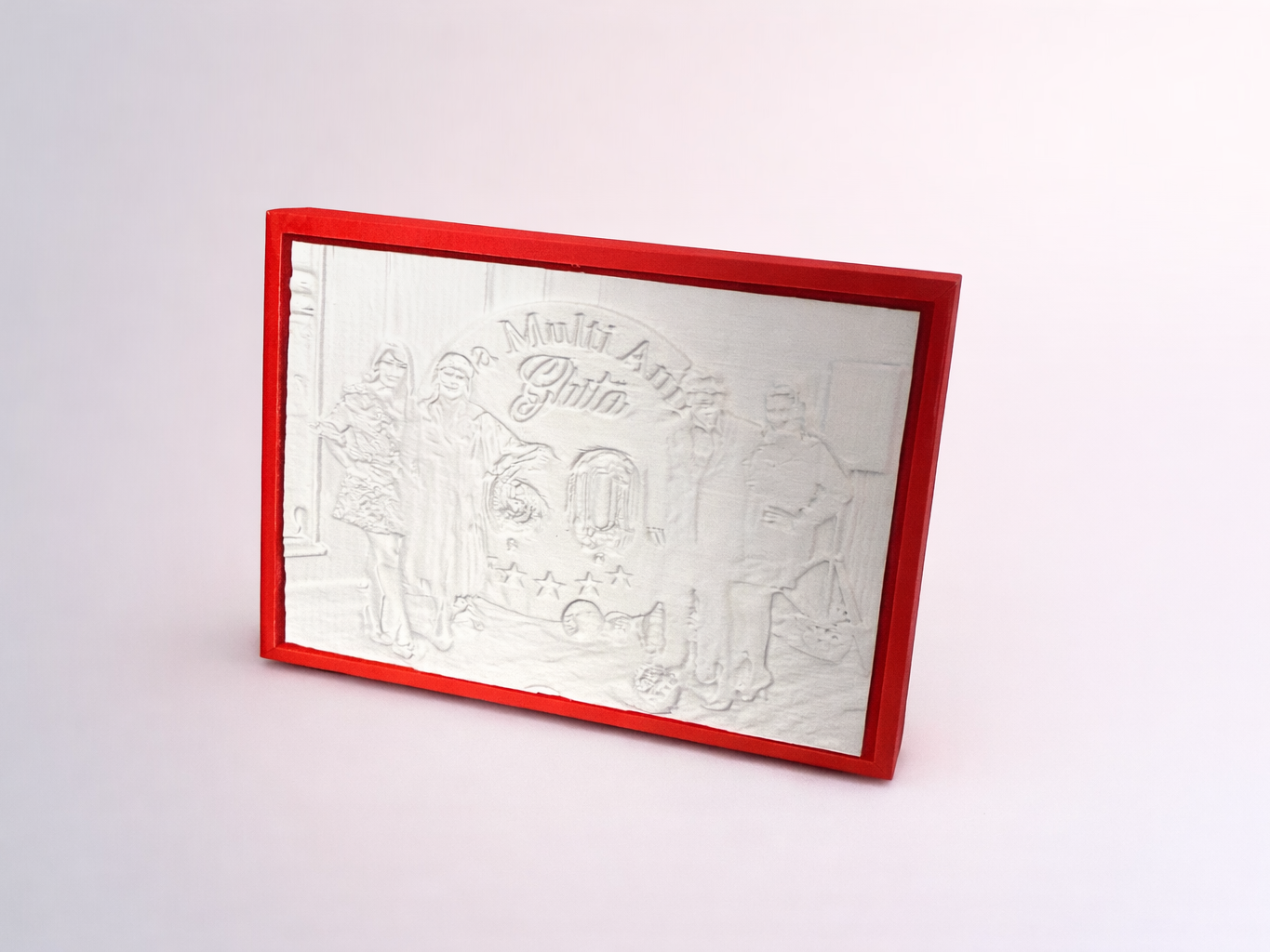 Lithophane Photo Frame with LED Backlight 