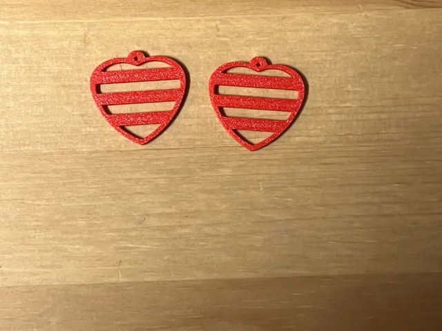 heart earrings