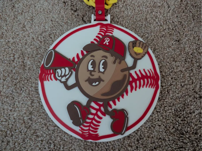 Reading Flapjacks Oversized Pendant