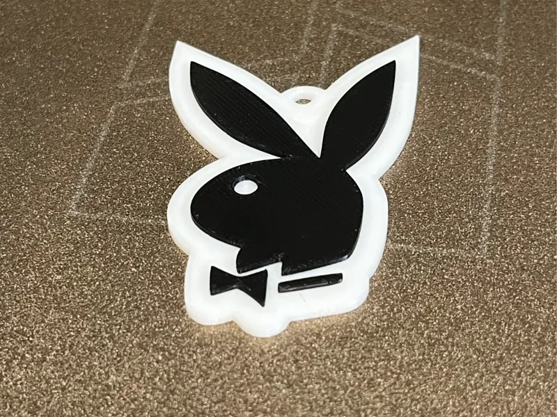 Playboy Bunny Keychain – Bold, Iconic, Stylish