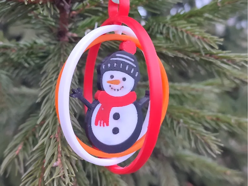 Snowman Christmas tree decoration