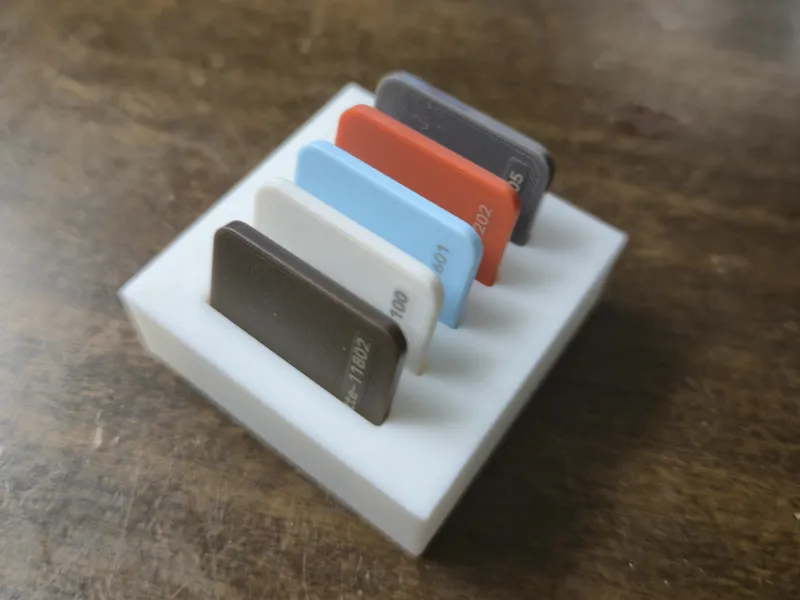 Bambu Swatch Organizer - 5 Card Color Display