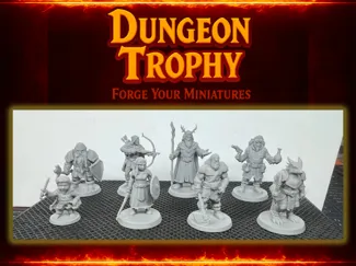 Dungeon Trophy – Heroes Miniatures Pack Vol. 1