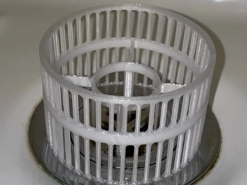 Shower drain strainer