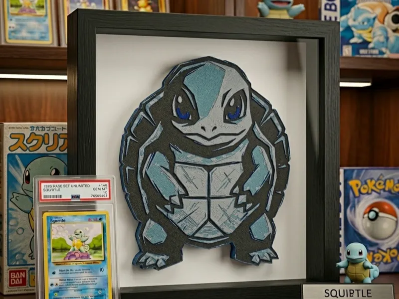 Squirtle HueForge – Arcane-Inspired Pokemon