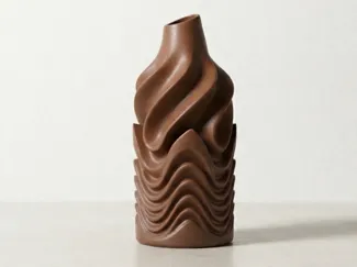 Vase Abstrait Ondulé – Décoration moderne