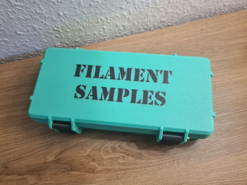 Filament Sample Rugged Box (40 samples) - Free 3D Print Model - MakerWorld