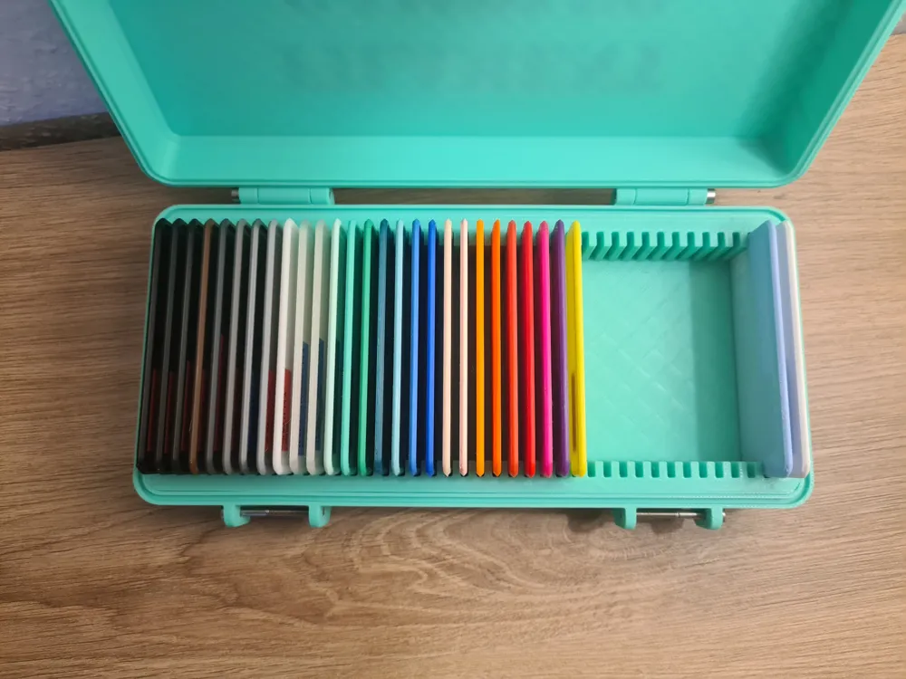 Filament Sample Rugged Box (40 samples) - Free 3D Print Model - MakerWorld