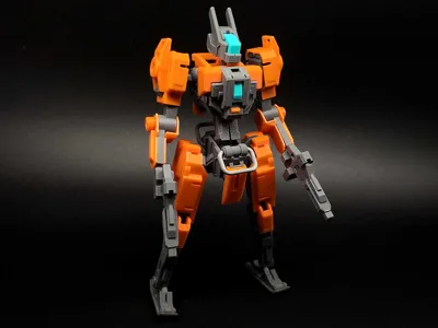 "Steel Mane Industries" Light Security Mech | Highly Articulated | 1/12 Scale