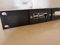 Support de baie 1U pour Raspberry Pi 4 — photo 1