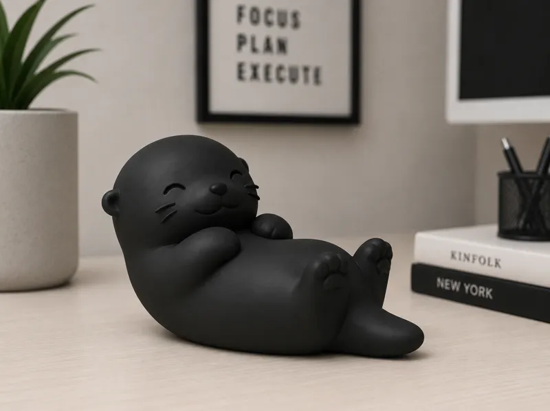 Sitting Otter