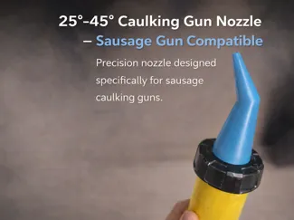Caulking Nozzle 25–45° – Sausage Gun Tip