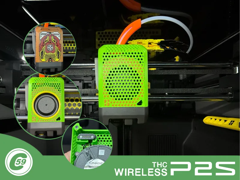 P2S Wireless Toolhead Fan Cover