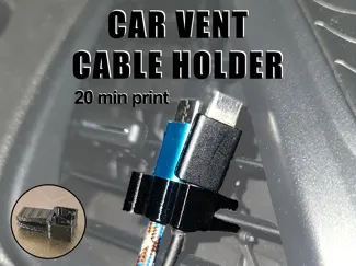 Universal Car Vent Cable Holder – Fits Any Cable