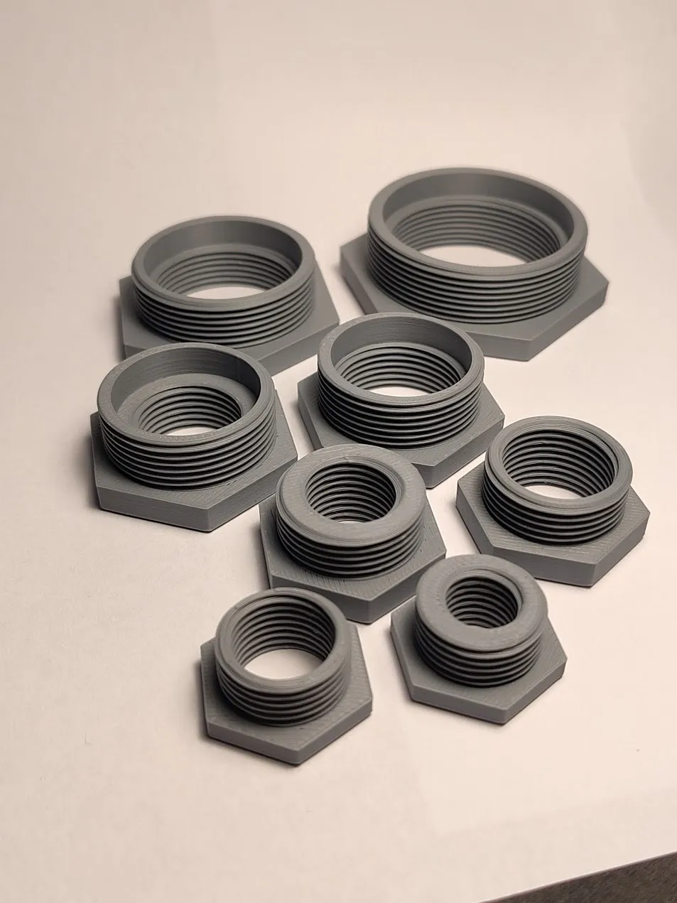 Cable Gland thread Reducer Adapters M12 - M63 - Free 3D Print Model ...