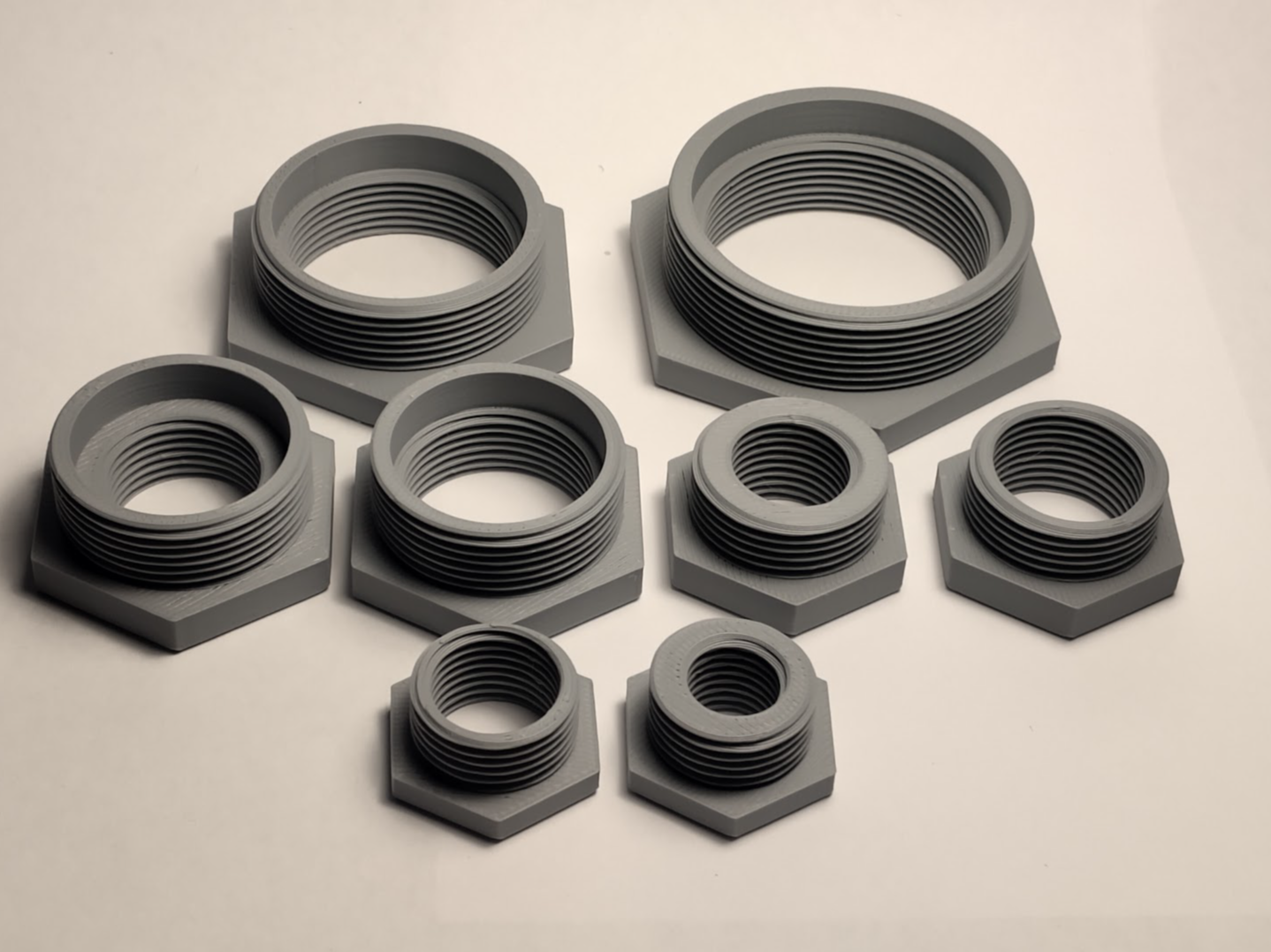 Cable Gland thread Reducer Adapters M12 - M50