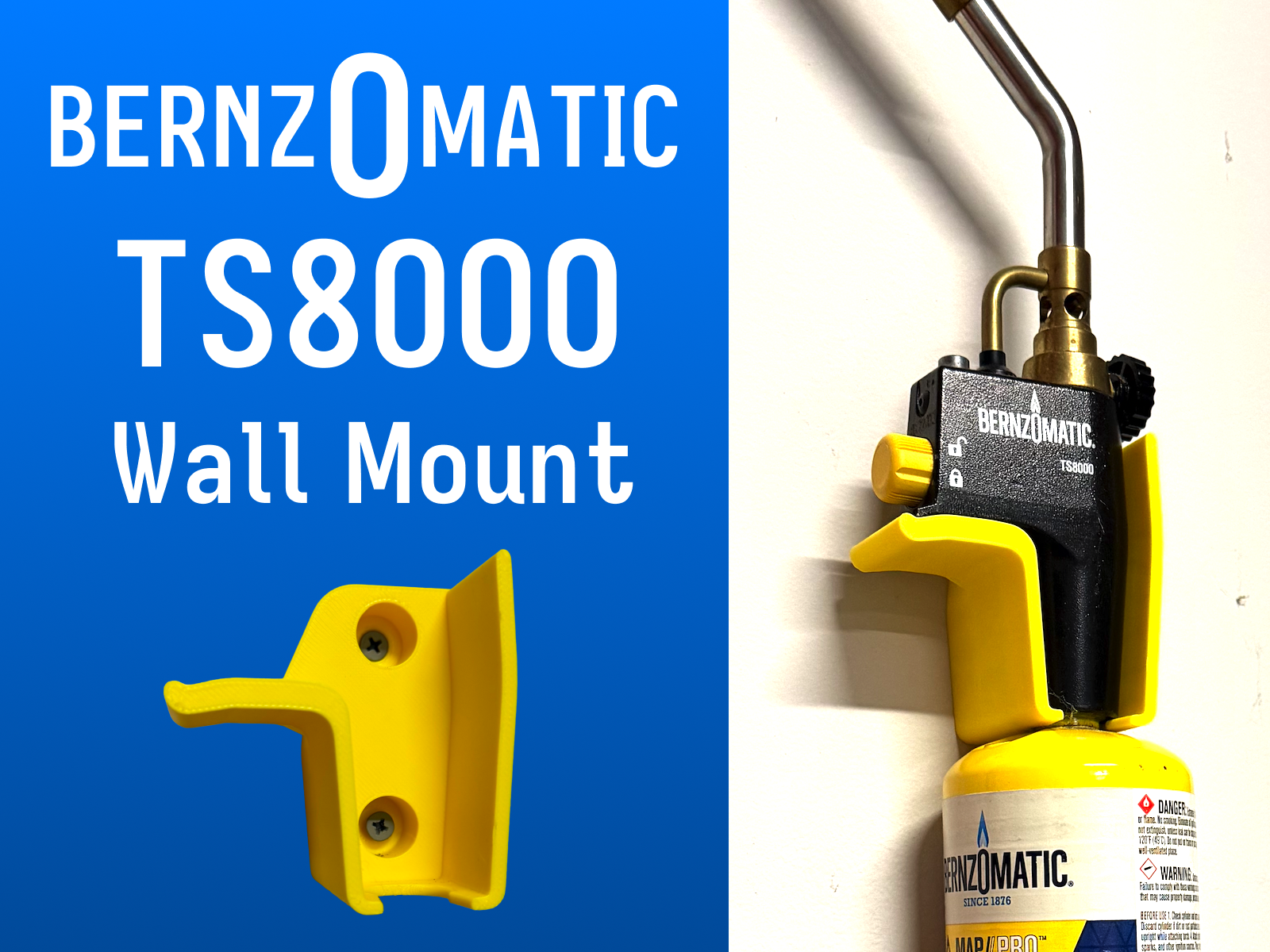 Bernzomatic Torch Wall Holder
