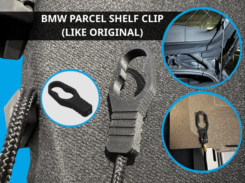 BMW F20 Parcel Shelf Hook Kofferraum Abdeckung