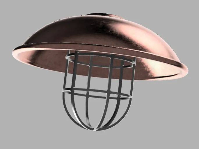retro industrial hanging lamp