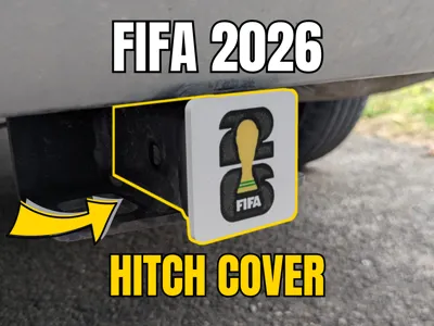 FIFA 2026 Trailer Hitch Cover