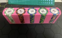 初版，40mm * 3.3mm，五列，每列放置20个