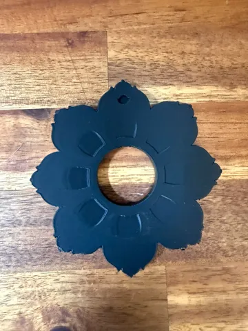 Marco decorativo: Baroque Floral Rose Window Wall Frame — vista de referencia 4