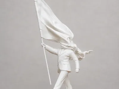 The Man with the Flag - Inspired by Banksy