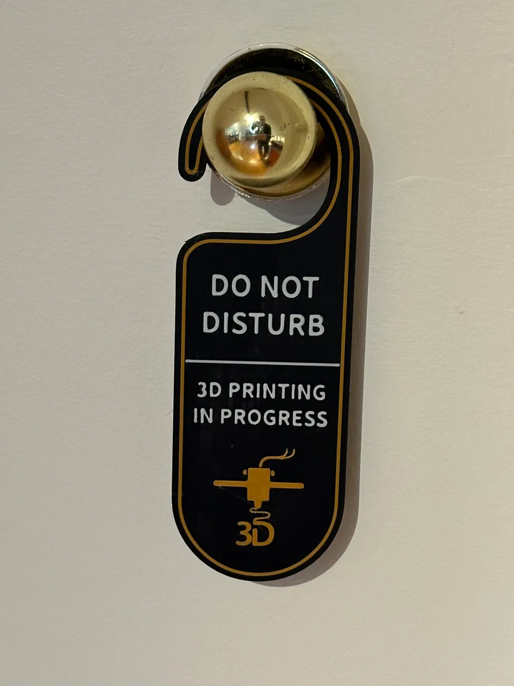 Do Not Disturb 3D Printing In Progress Remixed by Buzzzz - MakerWorld