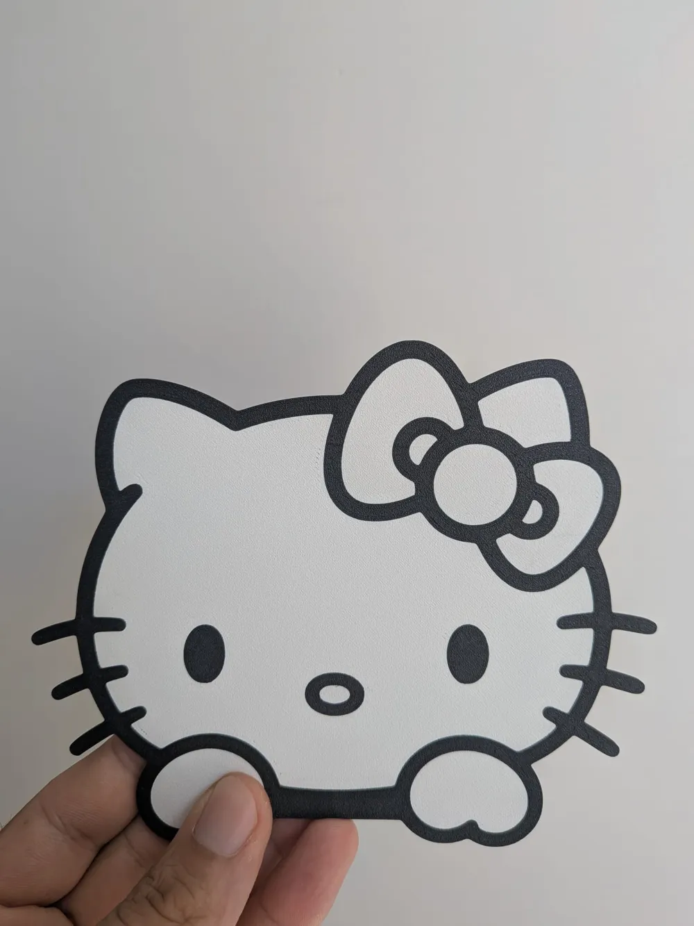 Hello Kitty – Cute Wall Decor - Free 3D Print Model - MakerWorld