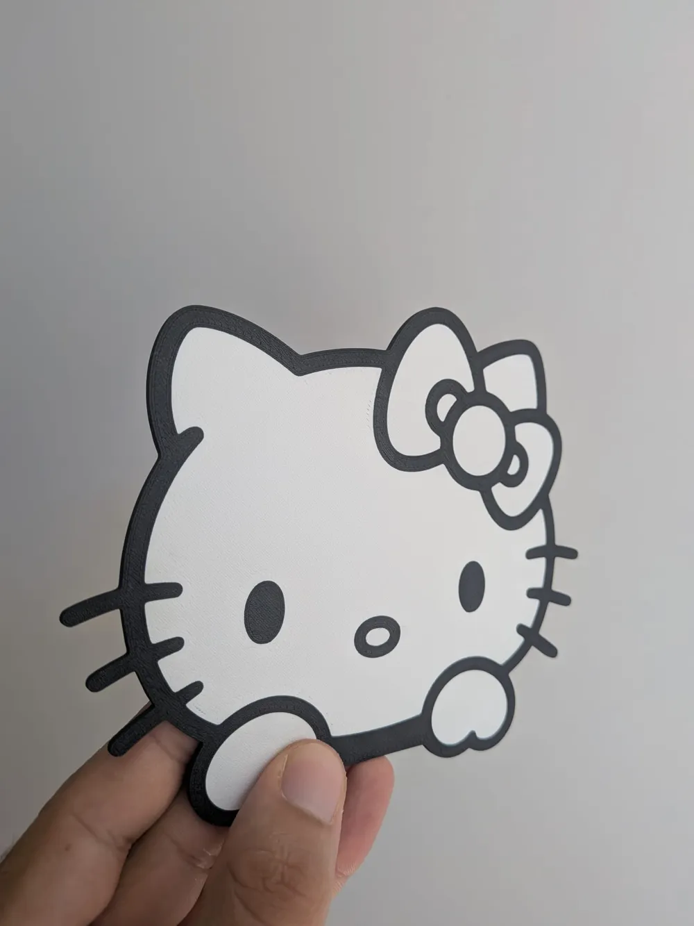 Hello Kitty – Cute Wall Decor - Free 3D Print Model - MakerWorld