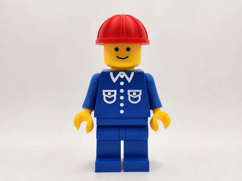 Builder Brick Figure