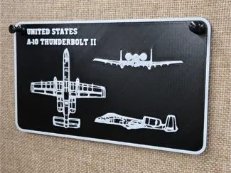 A-10 Design Plaque